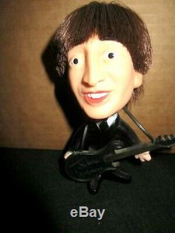 Beatles Vintage 1964 John Lennon Remco Model Figure Doll With Guitar