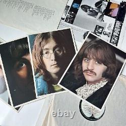 Beatles White Album 1968 1st US Press #A1566011 +Song Title Mistakes All Posters