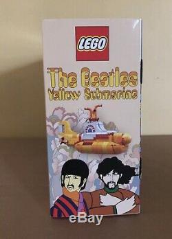 Beatles Yellow Submarine LEGO SET NEW Box Sealed 21306 Retired Ideas John Paul