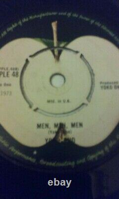 Beatles, Yoko Ono Single 7 Inch, Demo Record Not For Sale John Lennon Voice