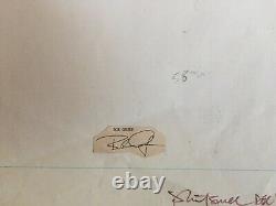 Beatles/john Lennon Original Bob Gruen Unused Art Work For Walls And Bridges