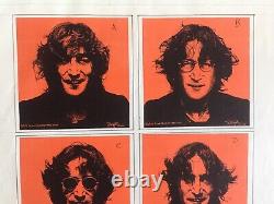 Beatles/john Lennon Original Bob Gruen Unused Art Work For Walls And Bridges