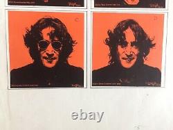 Beatles/john Lennon Original Bob Gruen Unused Art Work For Walls And Bridges