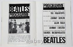Beatles original vintage New Zealand 1964 Tour Programme Concert, John Lennon