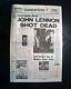 Best JOHN LENNON The Beatles Music Legend DEATH 1980 Liverpool England Newspaper