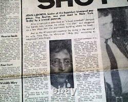 Best JOHN LENNON The Beatles Music Legend Death 1980 Liverpool England Newspaper