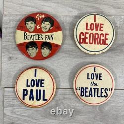 Billy Joel, Eric Clapton John Lennon + More Lot Of 8 Sheet Music + Beatles Pins