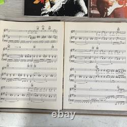 Billy Joel, Eric Clapton John Lennon + More Lot Of 8 Sheet Music + Beatles Pins
