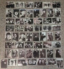 Complete Original Vintage 1964 Topps Beatles A Hard Days Night Trading Cards EX