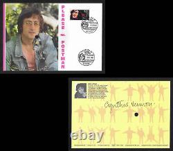 Cynthia / John Lennon signed Beatles Sound card'Please Mr. Postman', Autograph