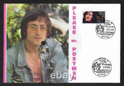 Cynthia / John Lennon signed Beatles Sound card'Please Mr. Postman', Autograph