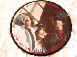 David Peel Signed 7 45 Pic Disc In My Life + John Lennon Interview 1978 Beatles