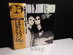ELTON JOHN and JOHN LENNONLiveLp Japan Obi-NM Japanese Poster Beatles 1974