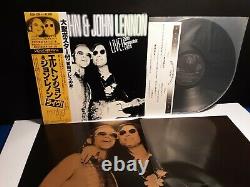 ELTON JOHN and JOHN LENNONLiveLp Japan Obi-NM Japanese Poster Beatles 1974