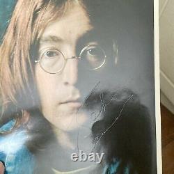 EXTREMELY RARE BEATLES John Lennon, Ringo, George Harrison Autographed Portraits