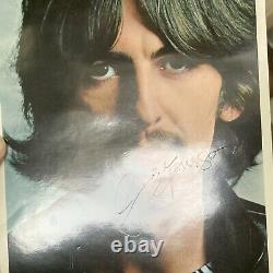 EXTREMELY RARE BEATLES John Lennon, Ringo, George Harrison Autographed Portraits