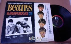 EX 1964 original Vee Jay Lp album The BEATLES Songs Pictures Stories & VJ inner