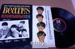 EX 1964 original Vee Jay Lp album The BEATLES Songs Pictures Stories & VJ inner