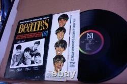 EX 1964 original Vee Jay Lp album The BEATLES Songs Pictures Stories & VJ inner