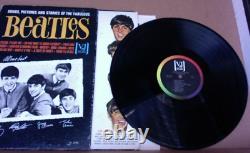 EX 1964 original Vee Jay Lp album The BEATLES Songs Pictures Stories & VJ inner