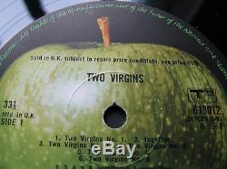 EX! BEATLES JOHN LENNON TWO VIRGINS -STEREO UK 1PRESS 1968 Excellent Cond