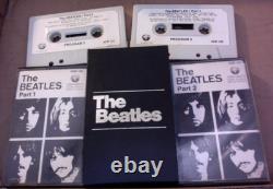 EX RARE 1968 The Beatles WHITE ALBUM 1st issue PAPER LABEL CASSETTE John Lennon