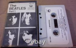 EX RARE 1968 The Beatles WHITE ALBUM 1st issue PAPER LABEL CASSETTE John Lennon