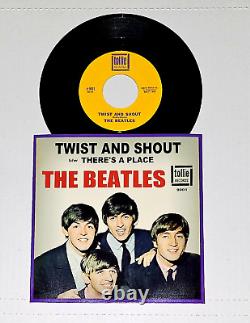 Ex Beatles Tollie #9001 Twist And Shout Mono 633194 All Purple Print With Sleeve