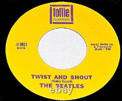 Ex Beatles Tollie #9001 Twist And Shout Mono 633194 All Purple Print With Sleeve