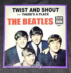 Ex Beatles Tollie #9001 Twist And Shout Mono 633194 All Purple Print With Sleeve