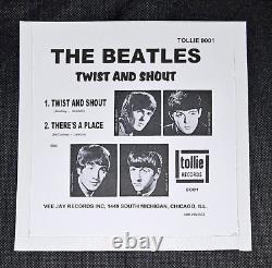 Ex Beatles Tollie #9001 Twist And Shout Mono 633194 All Purple Print With Sleeve