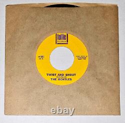Ex Beatles Tollie #9001 Twist And Shout Mono 633194 All Purple Print With Sleeve