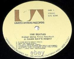 Ex/nm Beatles'a Hard Days Night' With 4 Rare Errors Tell Me Who & I Cry Instead