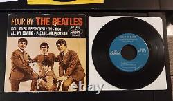 FOUR BY THE BEATLES US 1964 CAPITOL 7 RARE 45 Sleeve Original Lennon Rock Roll