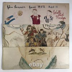 Factory Sample Not For Sale Sticker John Lennon Walls And Bridges 1974 Vinyl 12