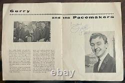 Full Set Of Beatles Autographs All Signed By John Lennon Concert Programme 1963