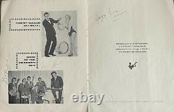 Full Set Of Beatles Autographs All Signed By John Lennon Concert Programme 1963