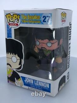 Funko POP! Rocks The Beatles John Lennon #27 Vinyl Figure DAMAGED BOX SEE PICS
