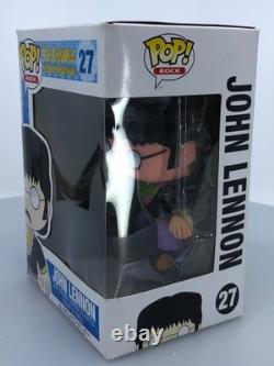 Funko POP! Rocks The Beatles John Lennon #27 Vinyl Figure DAMAGED BOX SEE PICS