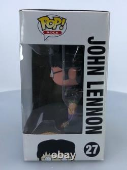 Funko POP! Rocks The Beatles John Lennon #27 Vinyl Figure DAMAGED BOX SEE PICS