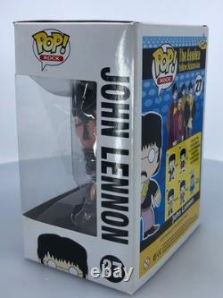 Funko POP! Rocks The Beatles John Lennon #27 Vinyl Figure DAMAGED BOX SEE PICS