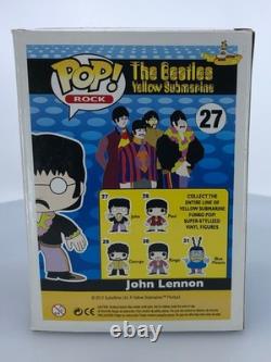 Funko POP! Rocks The Beatles John Lennon #27 Vinyl Figure DAMAGED BOX SEE PICS