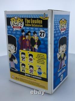 Funko POP! Rocks The Beatles John Lennon #27 Vinyl Figure DAMAGED BOX SEE PICS