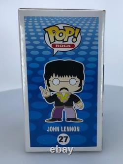 Funko POP! Rocks The Beatles John Lennon #27 Vinyl Figure DAMAGED BOX SEE PICS