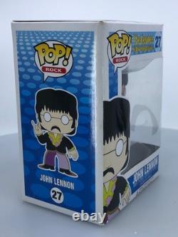 Funko POP! Rocks The Beatles John Lennon #27 Vinyl Figure DAMAGED BOX SEE PICS