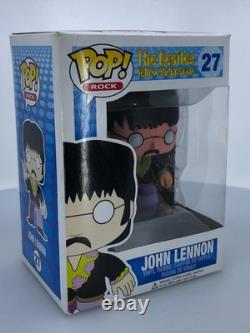 Funko POP! Rocks The Beatles John Lennon #27 Vinyl Figure DAMAGED BOX SEE PICS