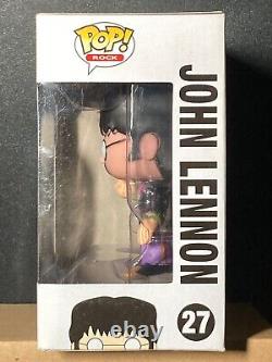 Funko POP The Beatles 27 John Lennon Damaged Box in Soft Protector