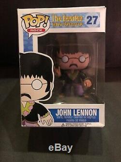 Funko Pop! John Lennon #27, The Beatles Yellow Submarine, in pop protector