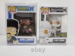 Funko Pop! Rock The Beatles Yellow Submarine John Lennon #27 withp. C. + #246 J. L