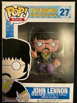Funko Pop The Beatles John Lennon #27 Rare Vaulted Retired MINT With Protector